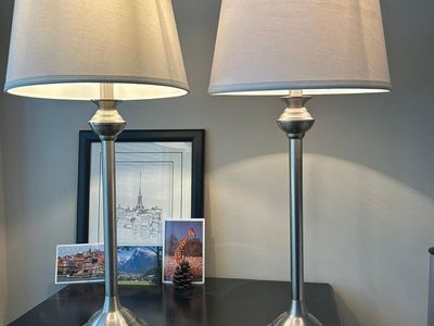 2 Matching Table Lamps – $10