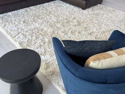 9'x12' Rug-Modern Luxe Ivory Shag | High Pile | Rectangle | Solidv