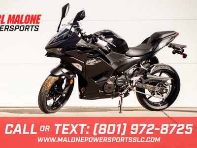 2026 Kawasaki Ninja 500 ABS Metallic Flat Spark Bl
