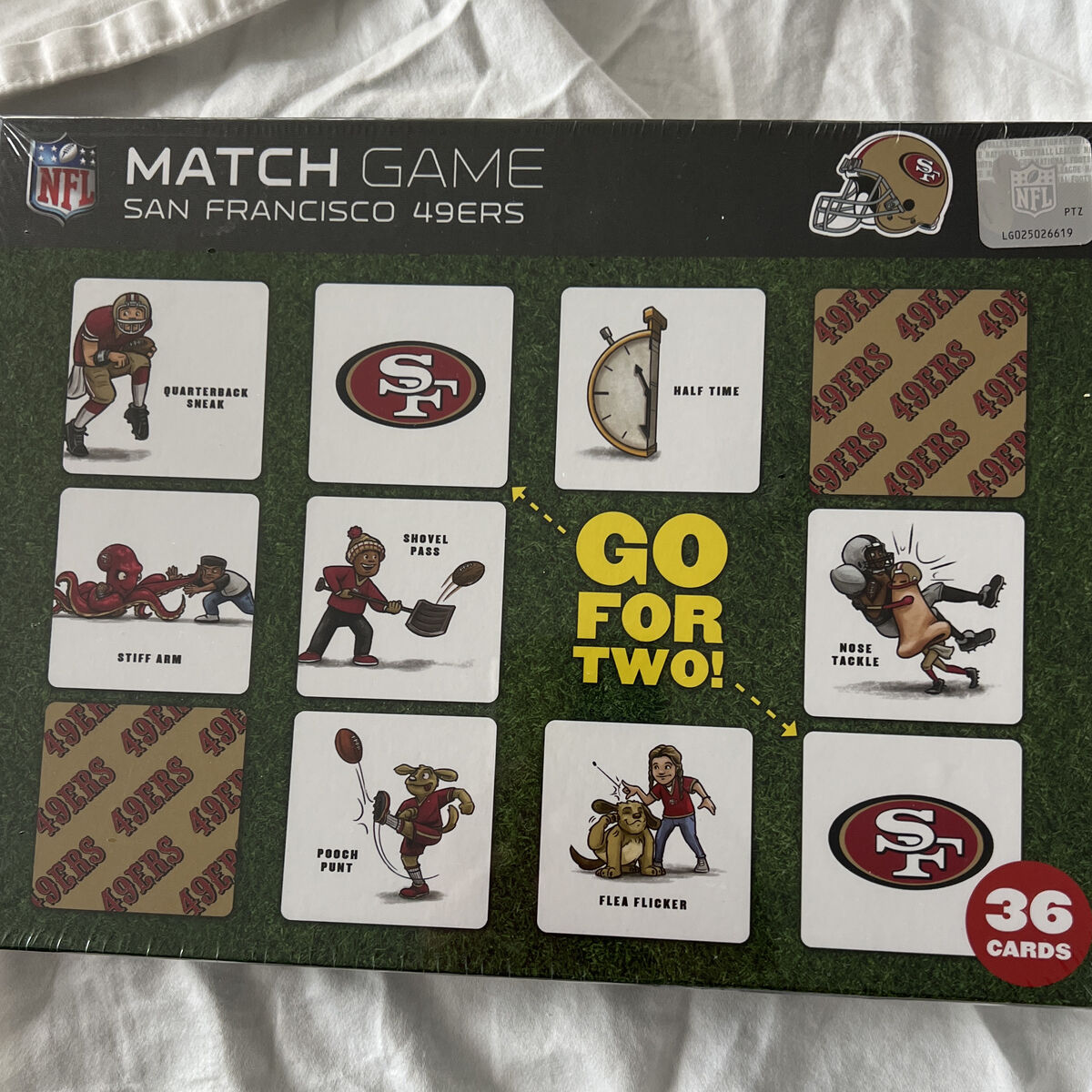 BRAND NEW 49ers CARD MATCH GAME