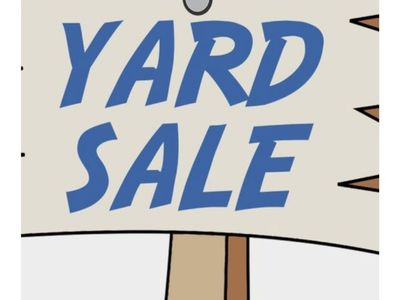 Yard Sale - Roy - May 9th