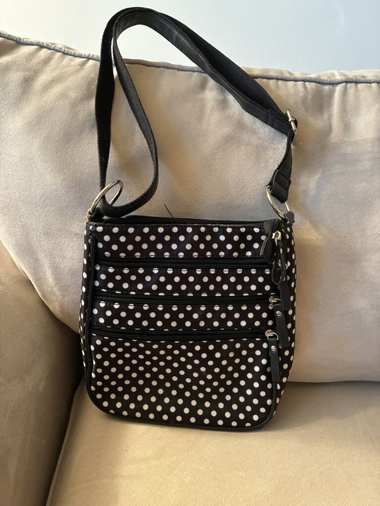 Cute PoIka Dor Bag WIth Lots of Pockets