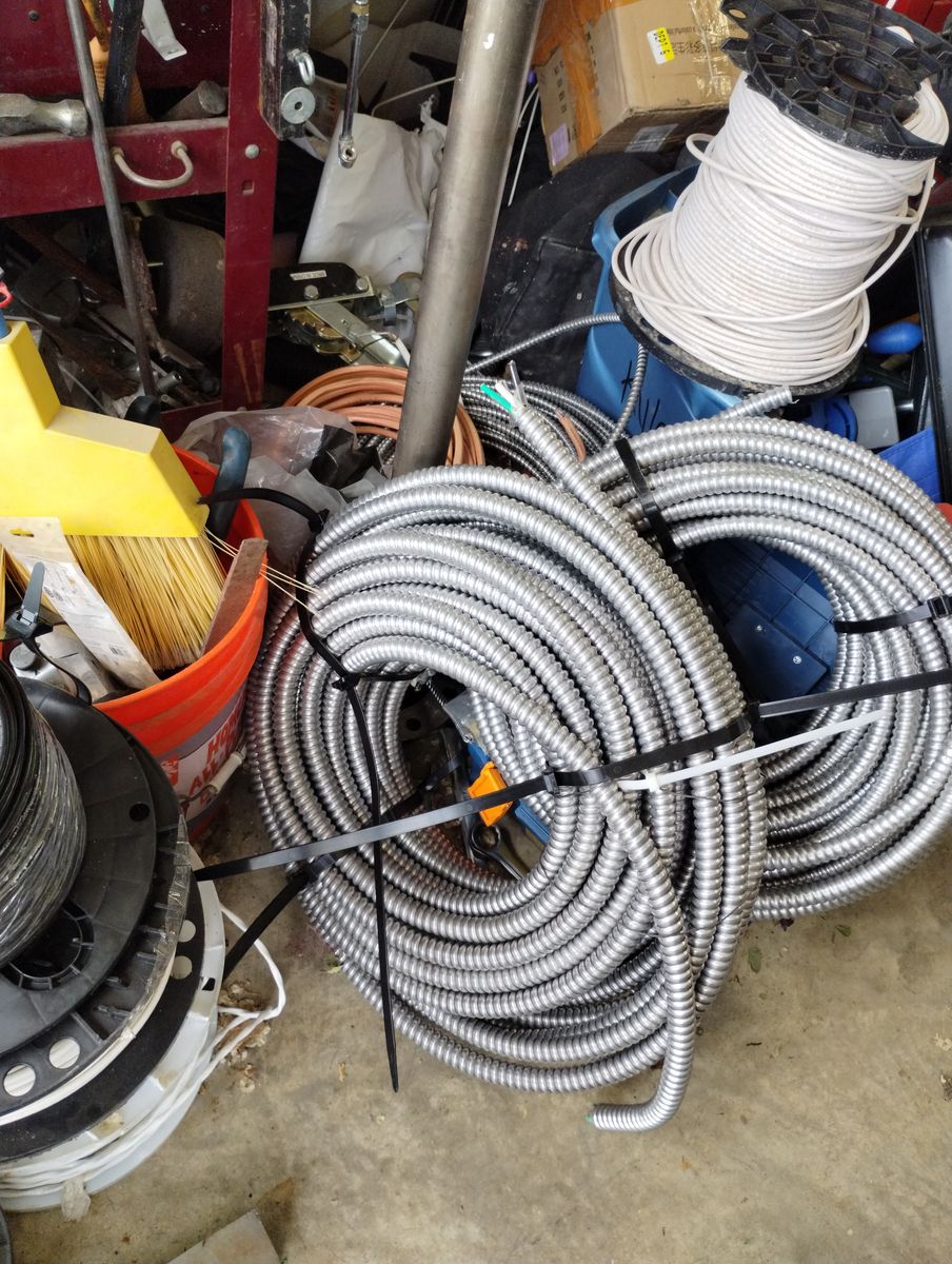 50 amp shielded 4 wire  2 rolls