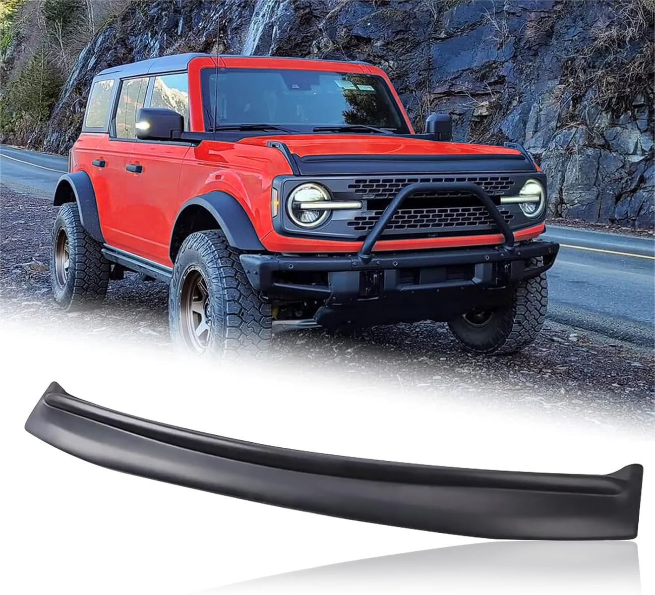 2021-2026 Ford Bronco 2/4 Hood Deflector Hood Protector