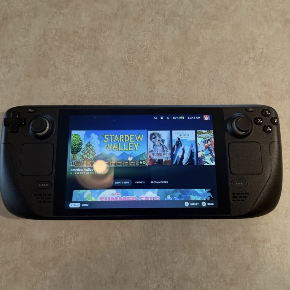 Valve Steam Deck LCD Console - 256GB Storage with Carrying Case
