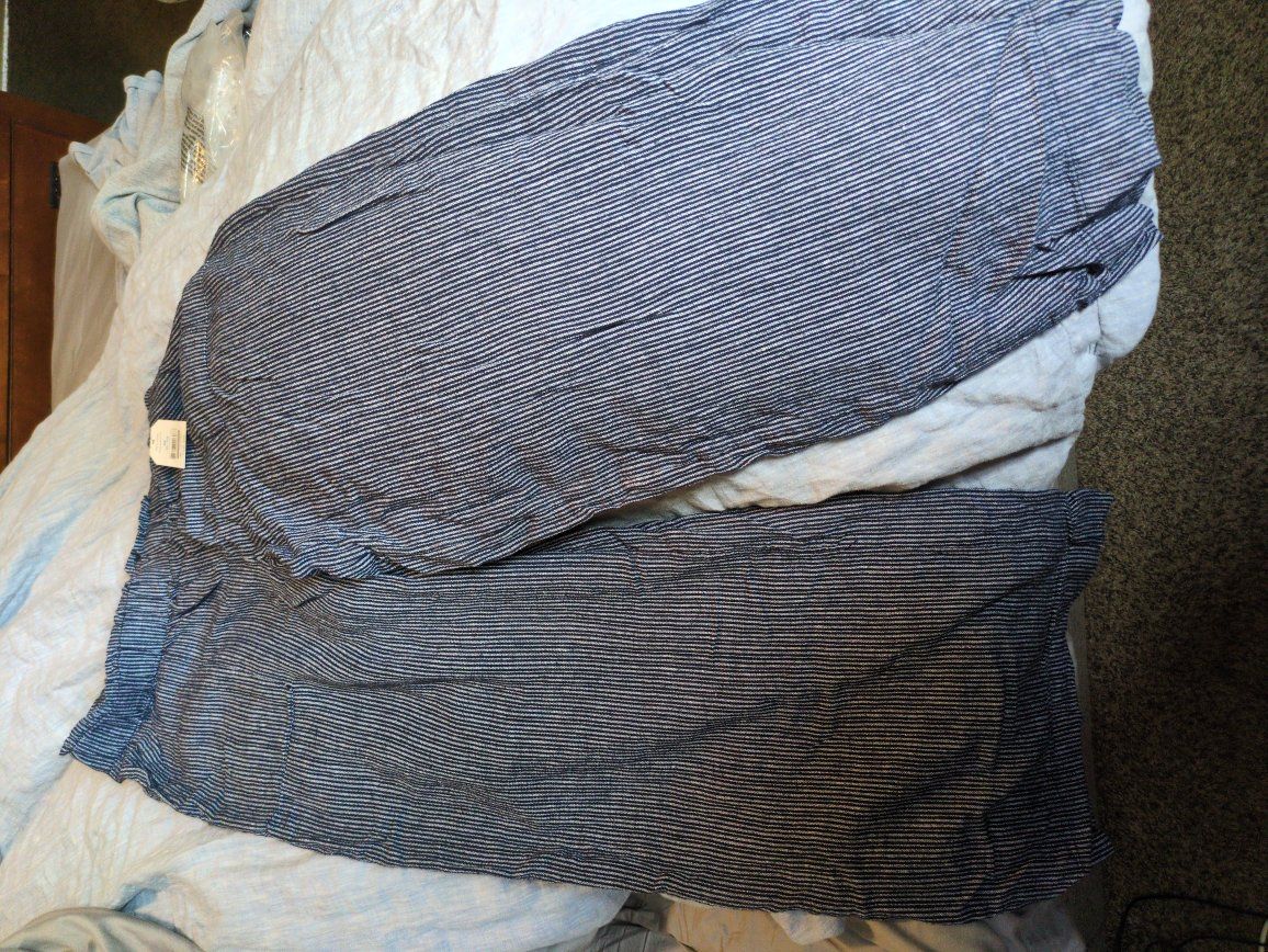 Linen/Rayon pants women's size M (8-10)