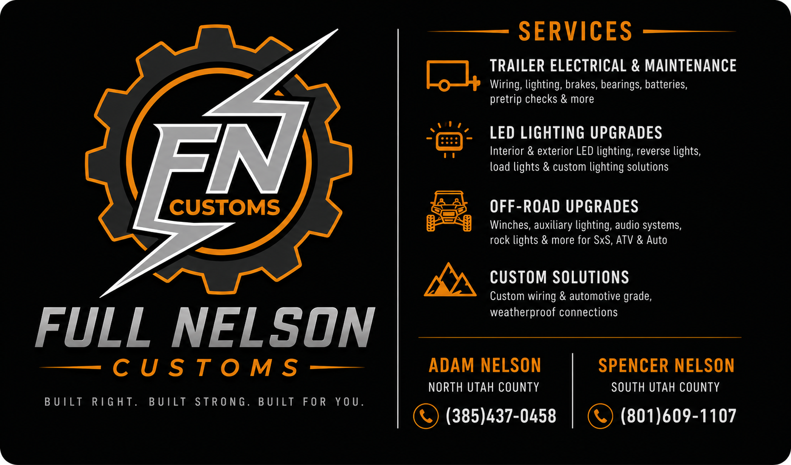 Full Nelson Customs | Trailer lighting & Electrical Repair | #trailer wiring, #trailer lights, #custom lighting, #trailer rewire