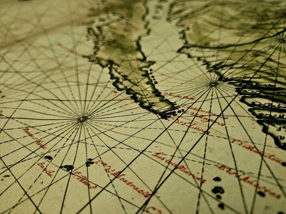 Rare Antique-Style Map of California as an Island