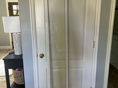 Dog door for sliding glass door