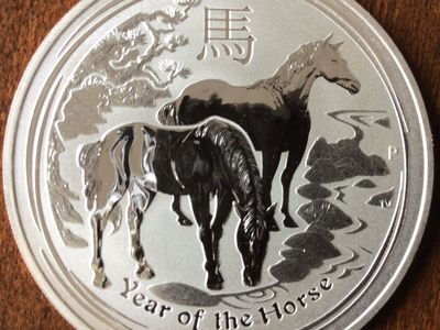 2014 Australian Perth Mint Year of the Horse silver one ounce coin