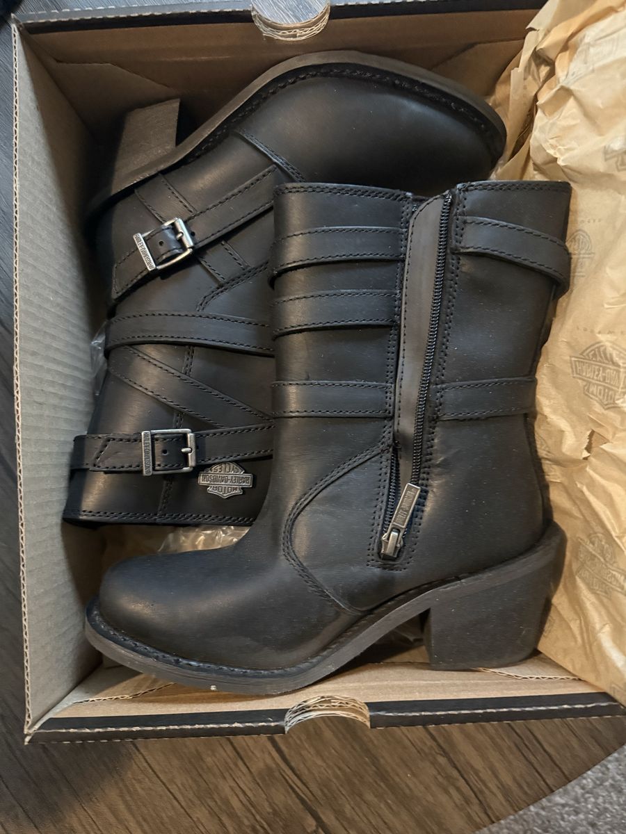 Womens Harley Davidson Leather Boots