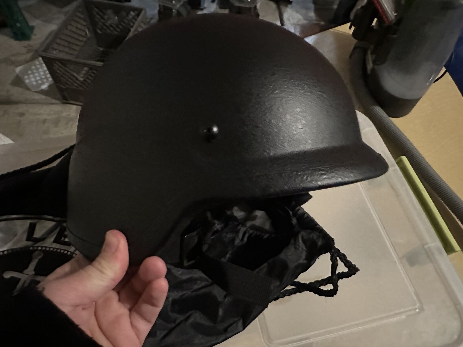 New Black Ballistic Helmet (Level IIIA) Size M/L