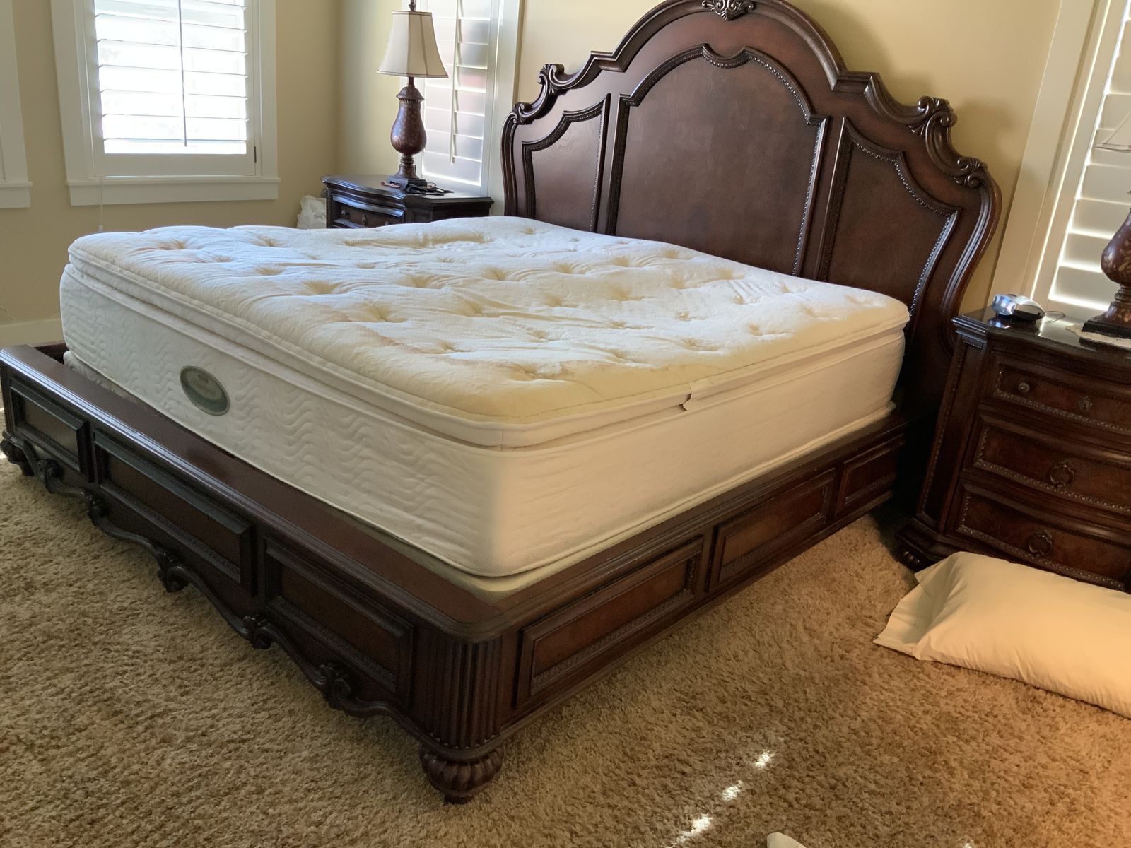 Free king mattress and box springs
