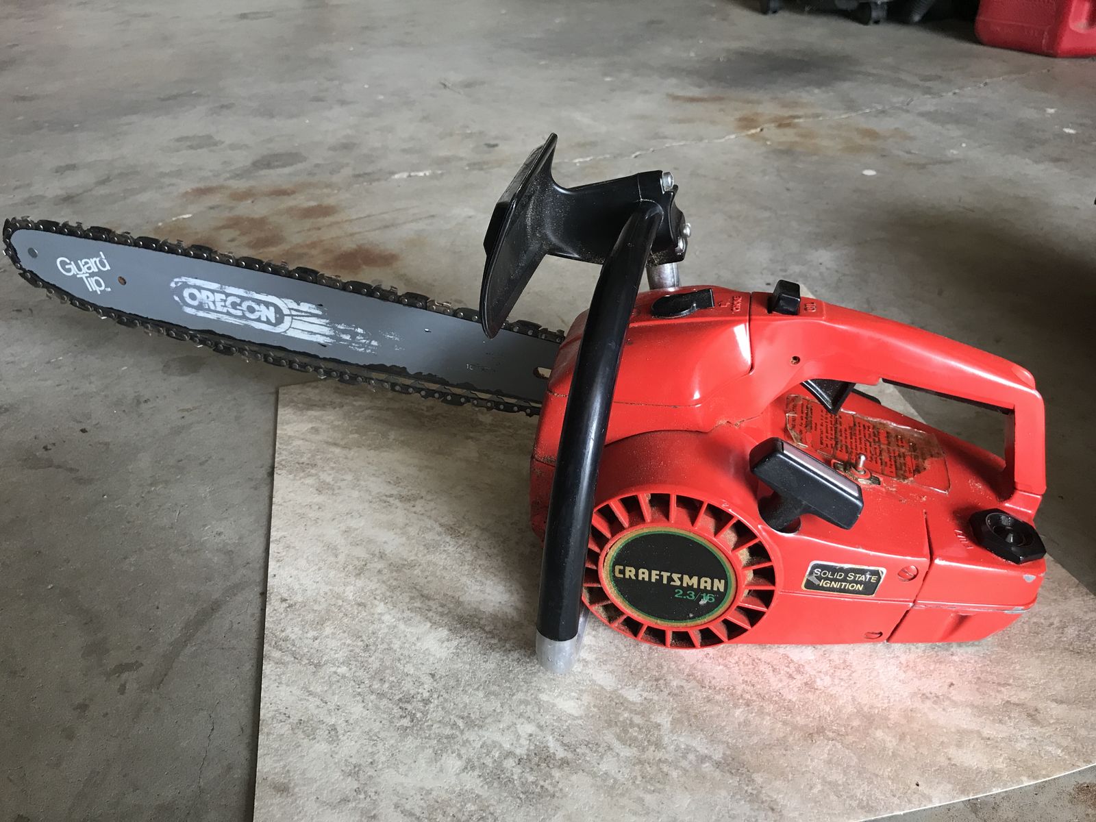 Vintage Craftsman Chainsaw w/ Hard Case