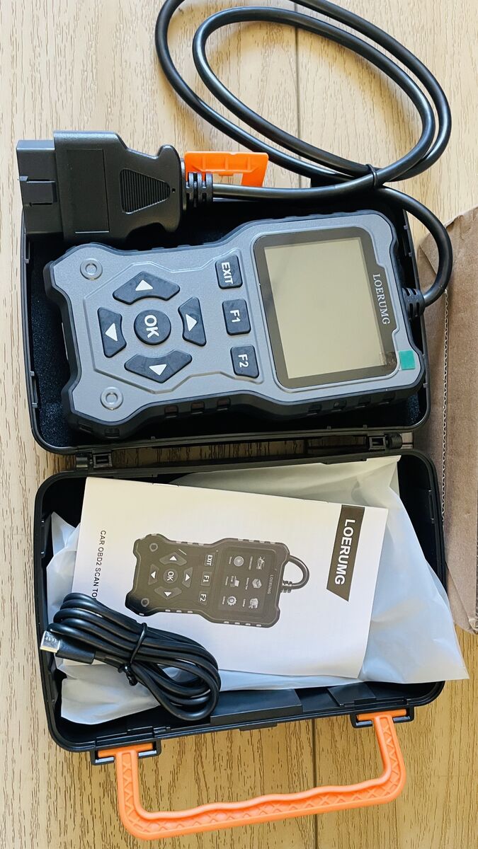 New in box OBD2 Scanner with carry box