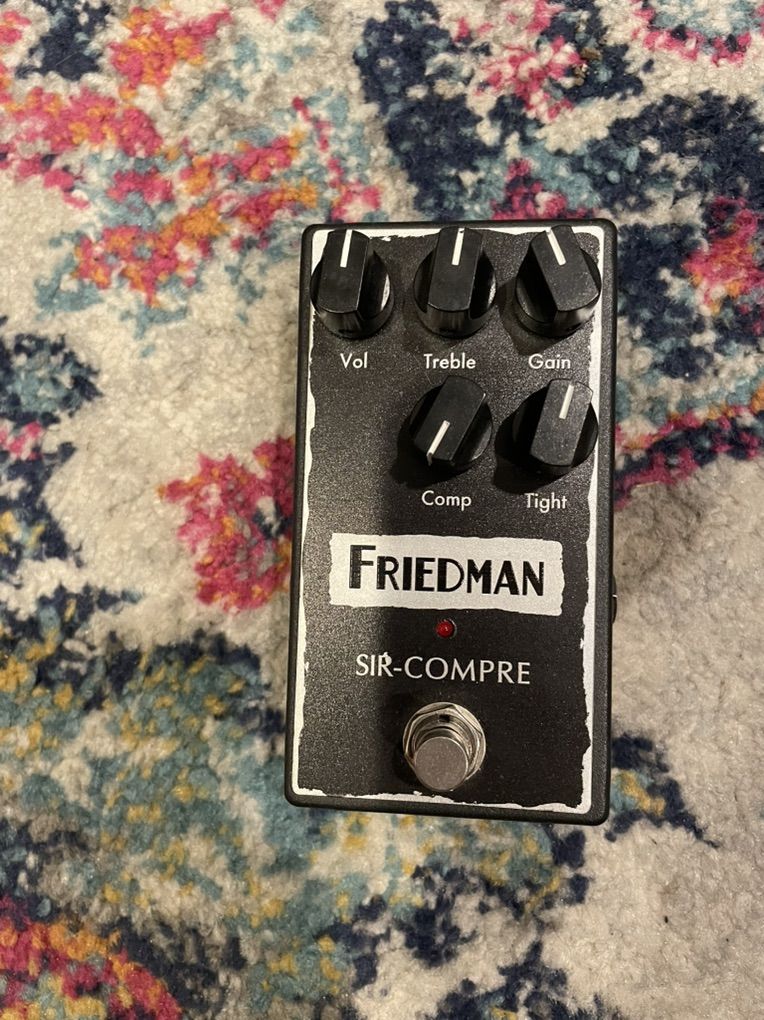 Friedman Sir Compre Guitar Pedal Overdrive Boost