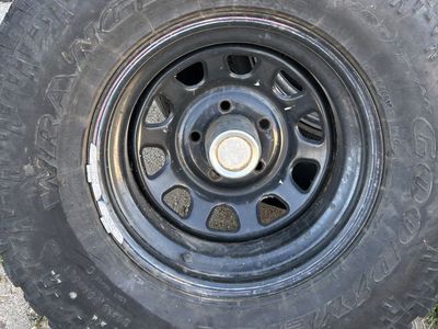 JEEP - Goodyear Wrangler Authority A/T Tire with Black Steel Wheel (31x10.50R15LT)