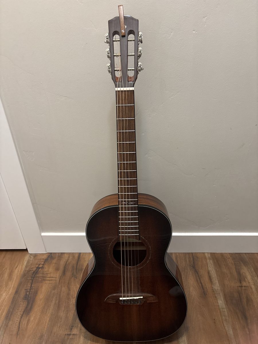 Alvarez AP66SHB Parlor Acoustic Guitar Shadowburst Finish - Used but good condition. Guitar case and capo included in price.
