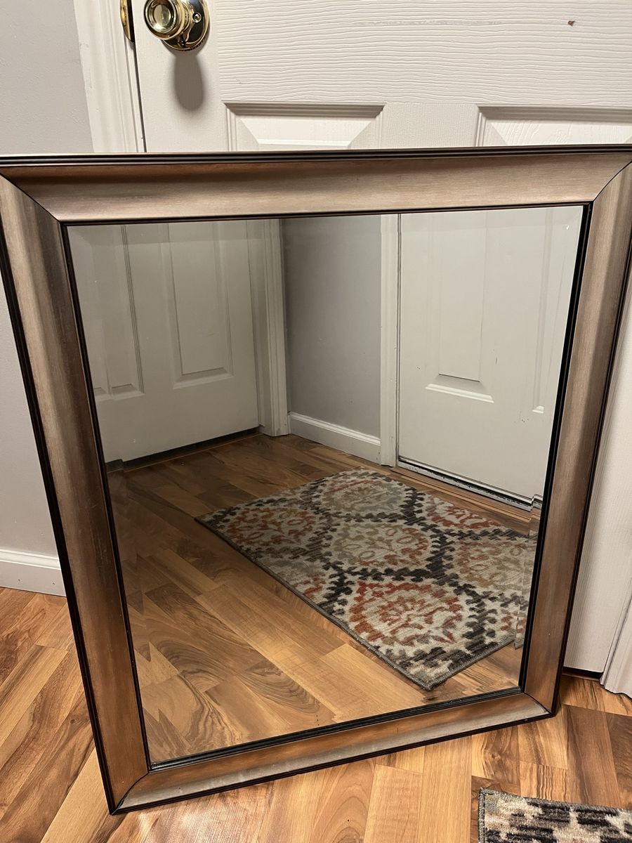 Big Mirror in Silver Frame