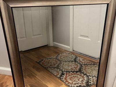 Big Mirror in Silver Frame