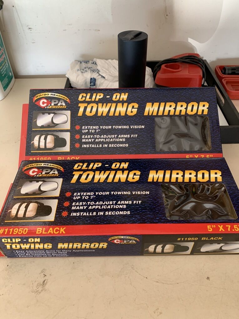 Clip On Towing Exstension Mirrors For Sale