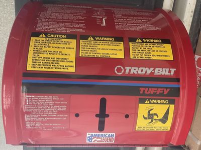 Troy Bilt Tuffy tine cover, NOS, OEM