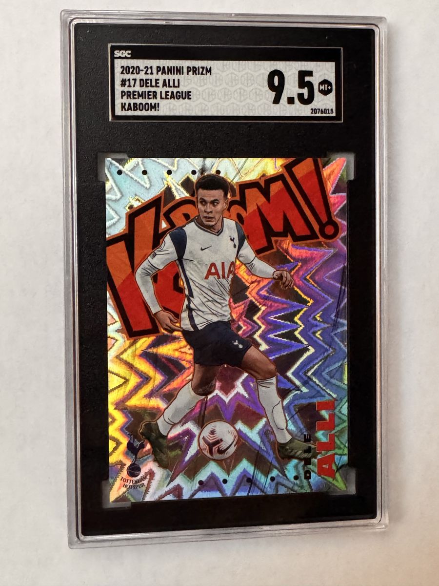 2020 Panini Prizm Dele Alli Kaboom #17 Premier League SGC 9.5