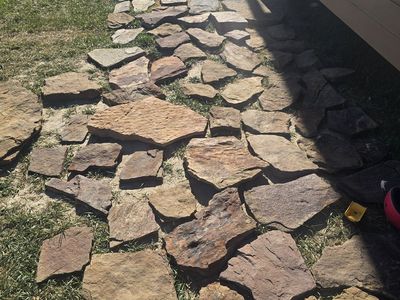 Flat stepping stones/ flagstone