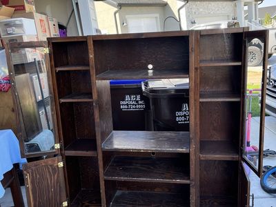 Sturdy handmade entertainment center