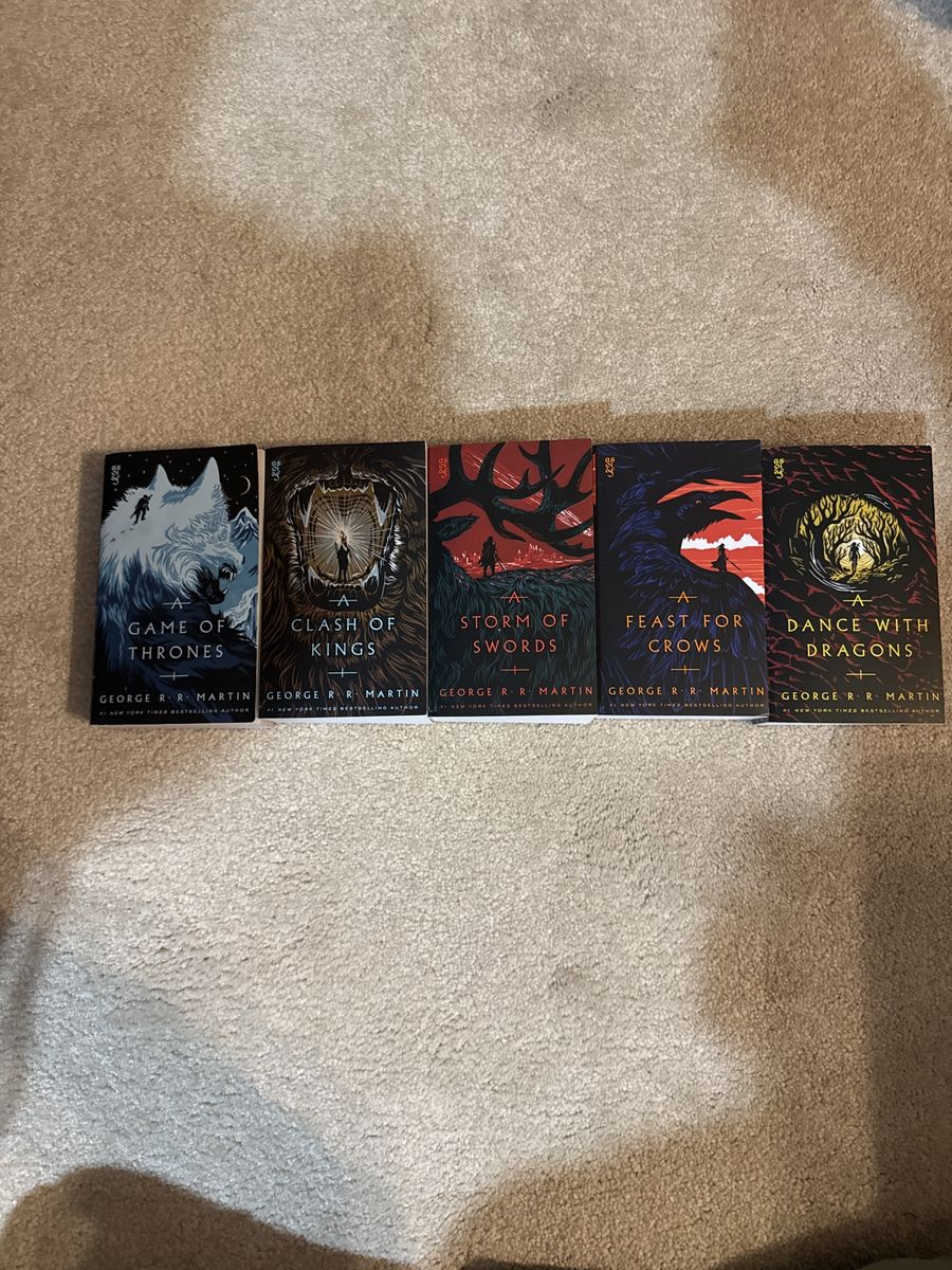George R.R. Martin A Song of Ice and Fire (Game of Thrones) Book Series 1-5
