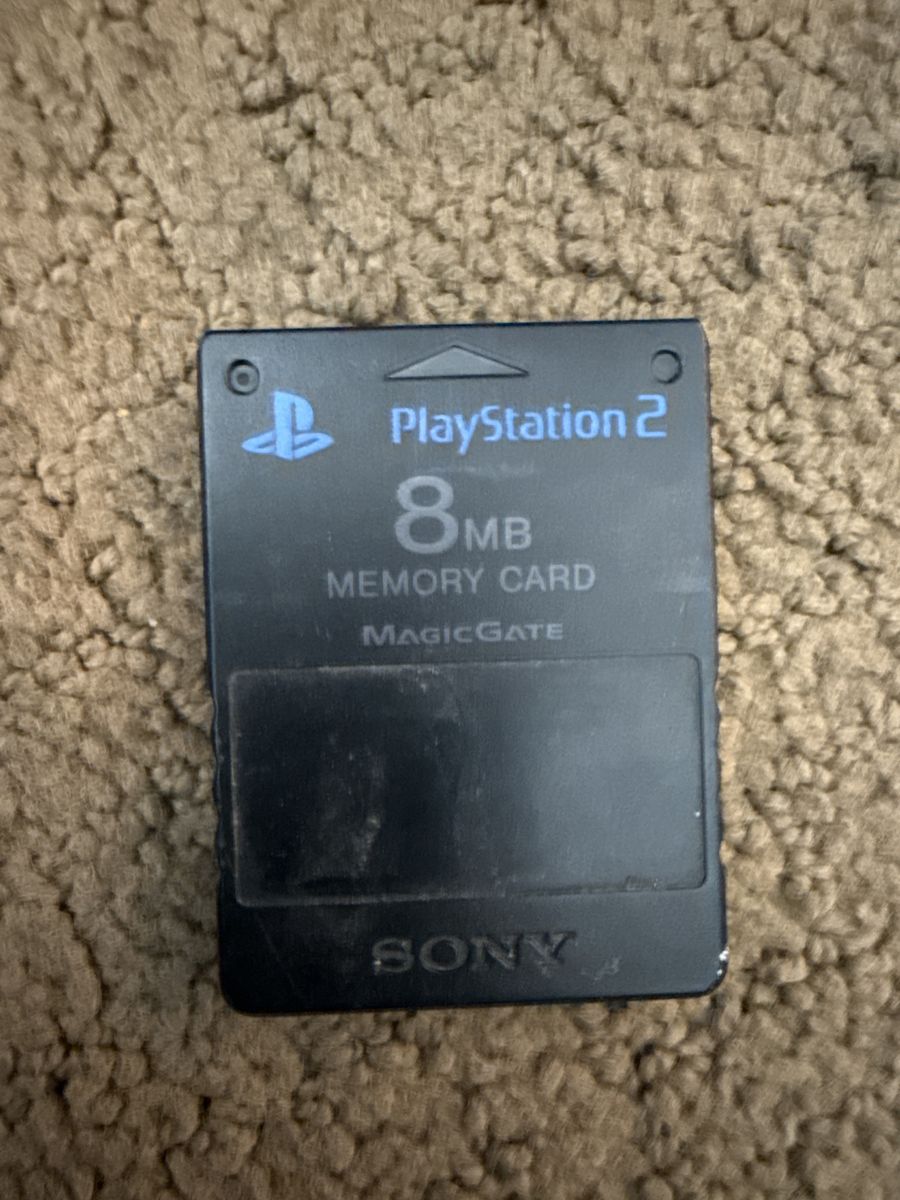 Sony PlayStation 2 PS2 8MB Memory Card MagicGate - Black Official OEM