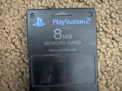 Sony PlayStation 2 PS2 8MB Memory Card MagicGate - Black Official OEM
