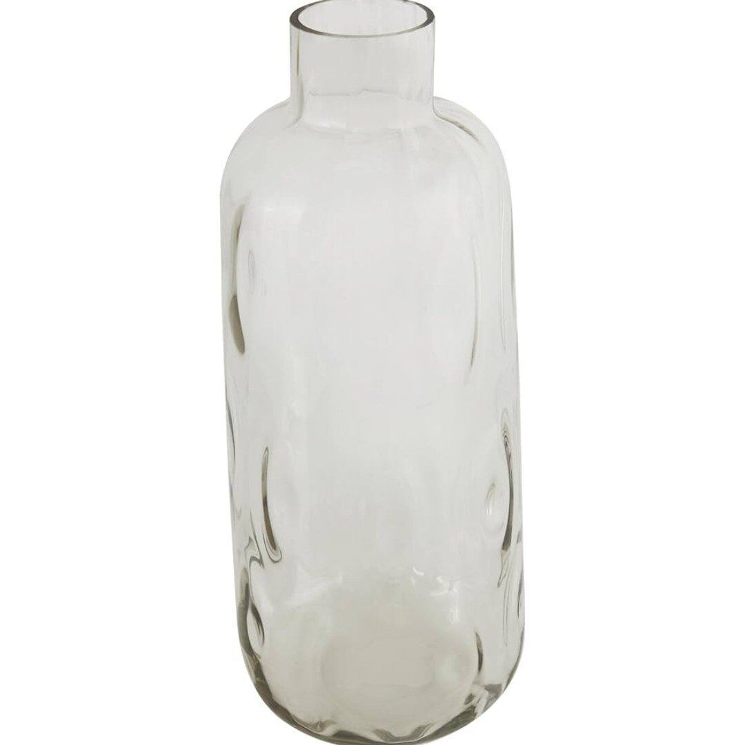 4 DECO 79 GLASS VASE WITH BUBBLE TEXTURE