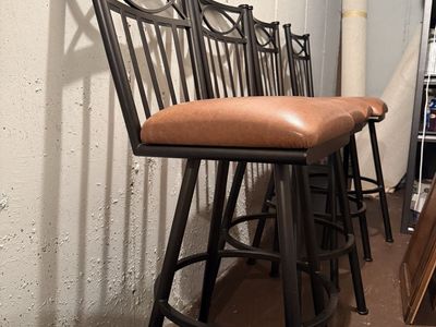 4 Leisure Living Swivel Barstools