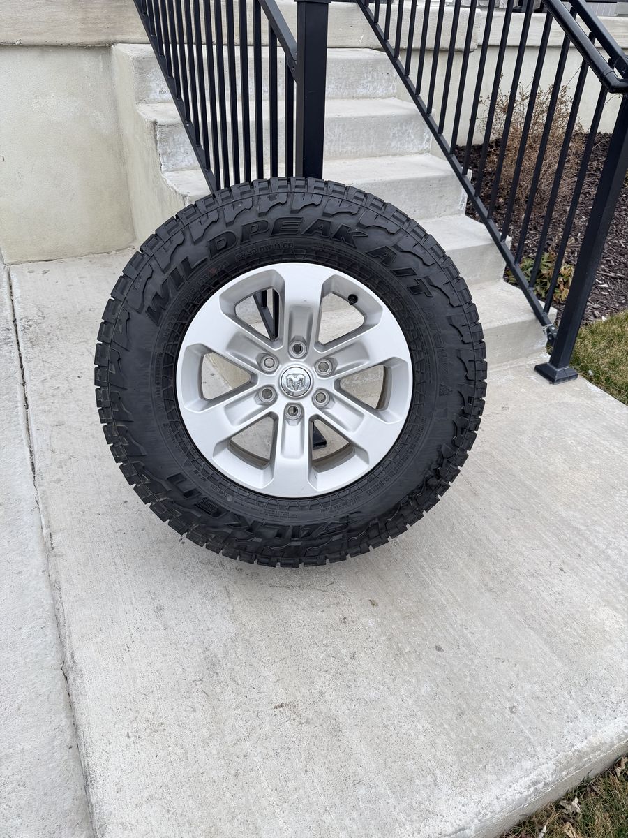Dodge Ram 1500 Rims and Tires 275/70R18 Falken