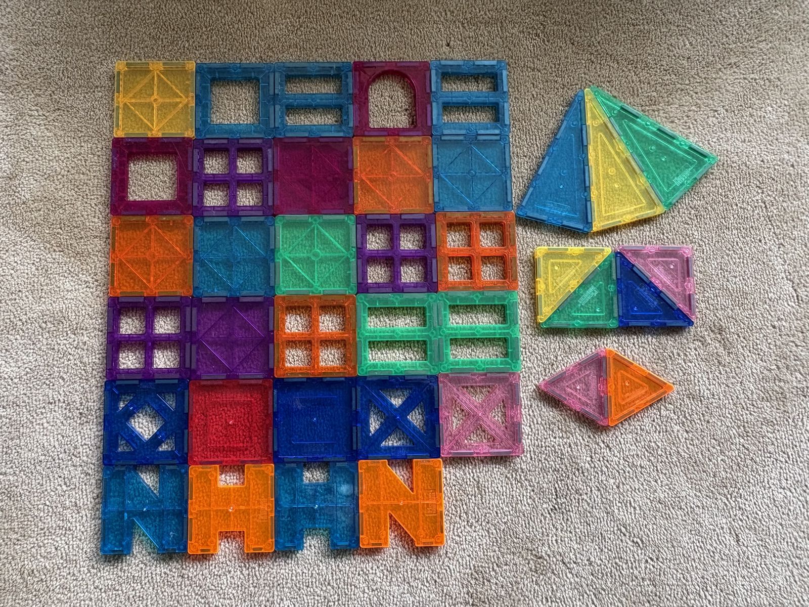 Picasso Tiles Magnetic Toys Lot