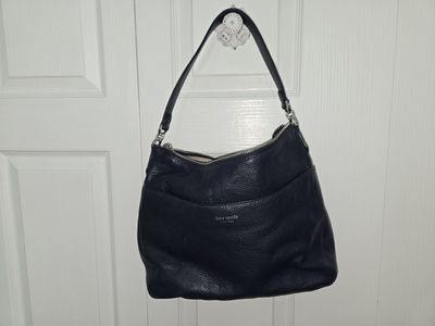 Dark blue leather Kate Spade bag