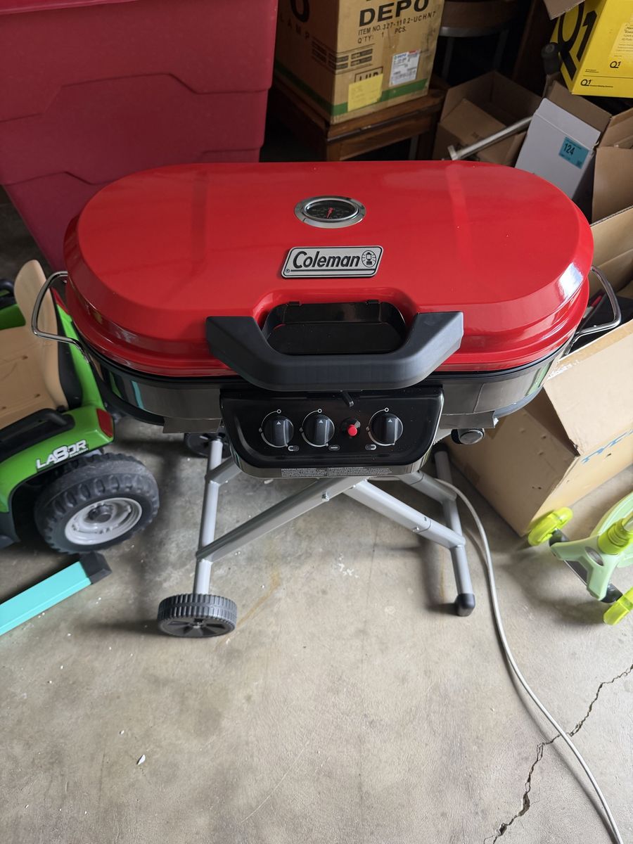 Coleman 9903 Series Portable Propane Gas Grill – Red