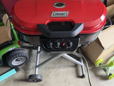 Coleman 9903 Series Portable Propane Gas Grill – Red
