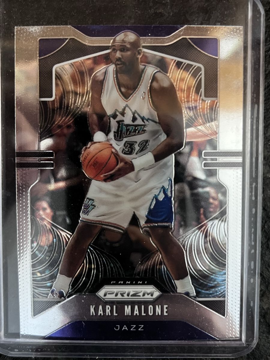 Karl Malone 2019-20 Panini Prizm Basketball Card #19 Utah Jazz NBA Legend