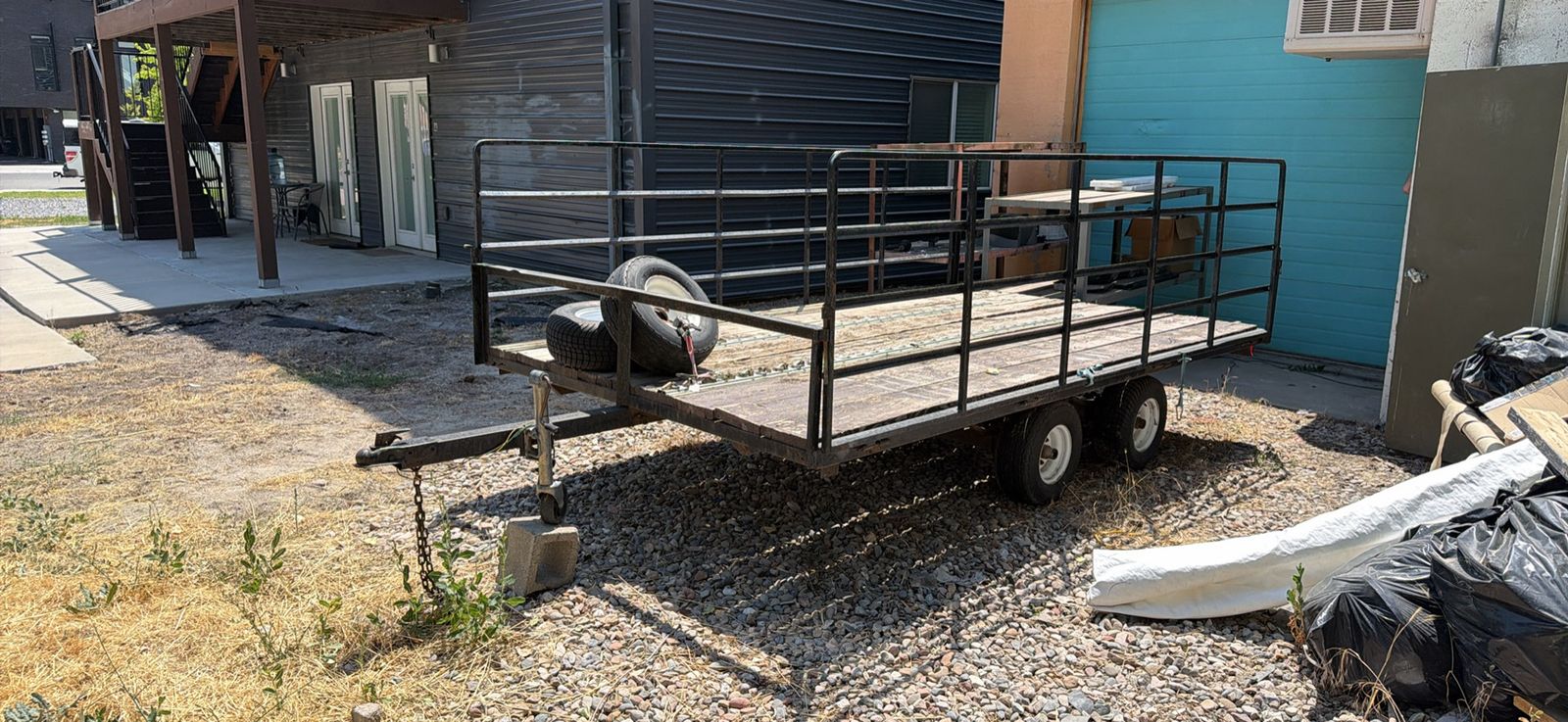 Utility Trailer with Wood Deck and E-Track System - Dual Axle