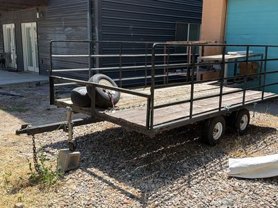Utility Trailer with Wood Deck and E-Track System - Dual Axle
