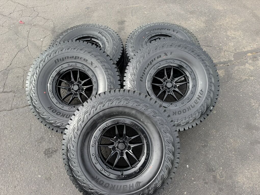 x5 New 37x12.50r17 Hankook Black 5x5 Jeep JK JL 5