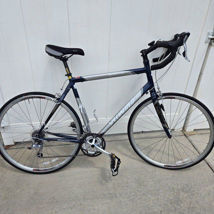 Specialized Sequoia Elite Road Bike - Blue/Silver, Drop Handlebars, freshly tuned.