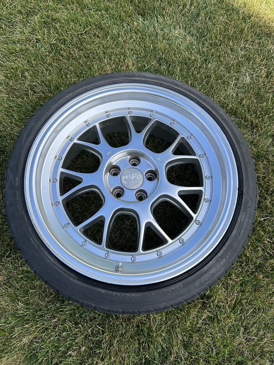 Miro 368 wheels with Firehawk Wide Oval tire