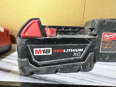 Milwaukee M18 REDLITHIUM XC 3.0Ah & M12 2ah Used