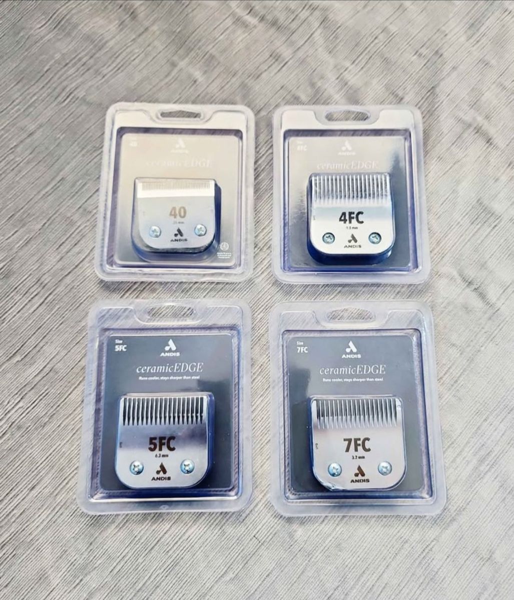ANDIS CERAMIC EDGE DOG GROOMING CLIPPER BLADES $15 EACH