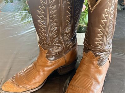 Men’s Size 9.5D Vintage Tony Lama Leather Riding Boots