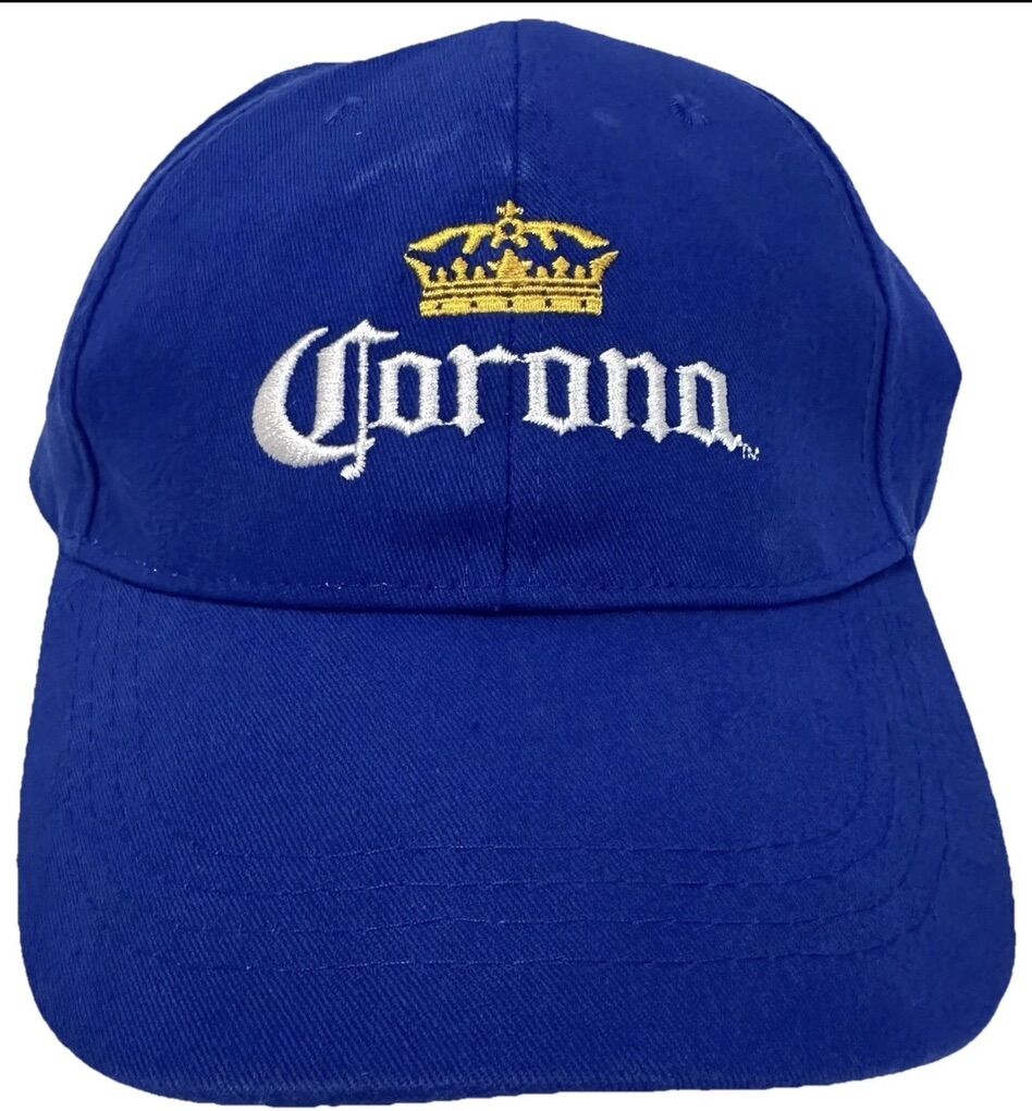 Corona Beer Classic Logo Blue Adjustable Hat