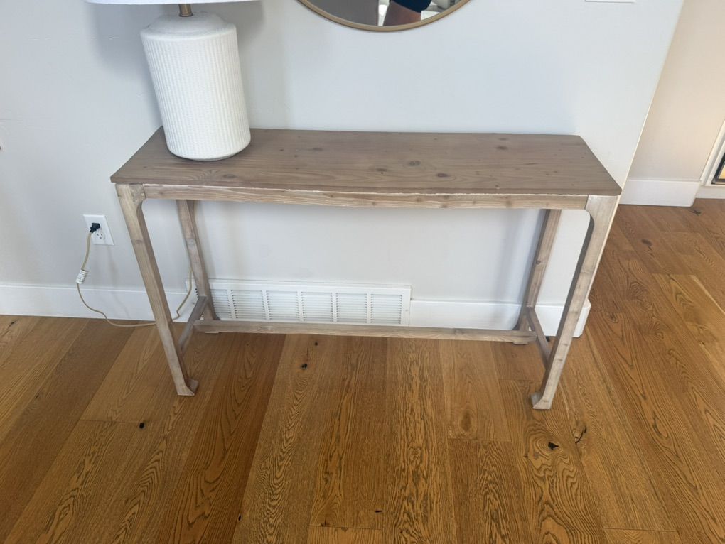 Wood Console / Entryway Table – $60